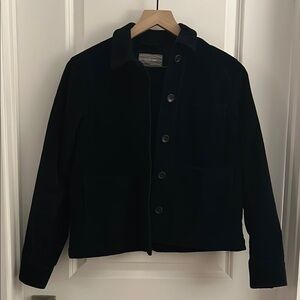 Navy Everlane Corduroy Chore Jacket